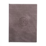 Agenda TECH cu incarcator wireless nedatata - 16x22 cm [bej]