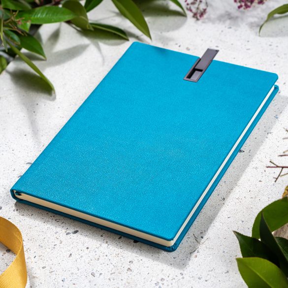 Agenda USB (8GB) nedatata - 16x22 cm [turcuaz]