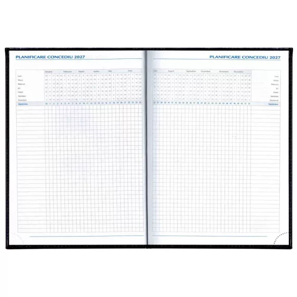Agenda datata zilnic Premium Deluxe Corinaldo - 15 x 21 - [NAVY]
