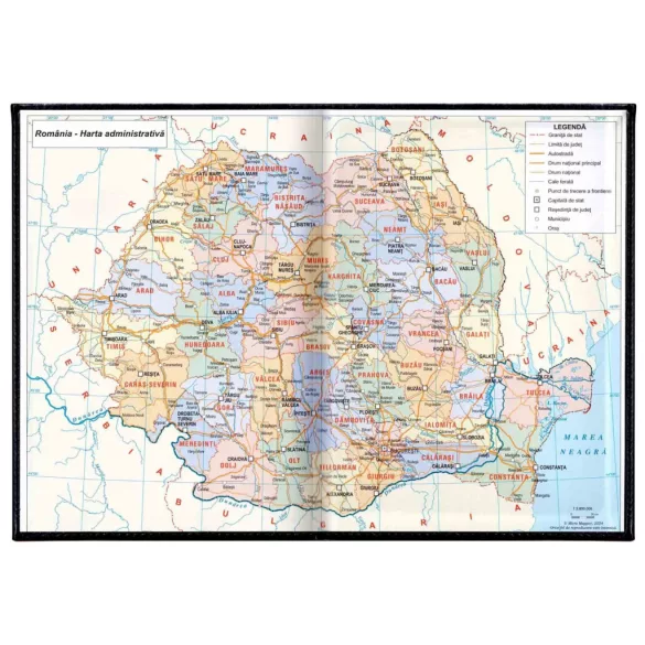 Agenda datata zilnic Premium Deluxe Corinaldo - 15 x 21 - [NAVY]