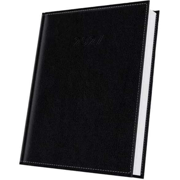 Agenda datata zilnic Premium Deluxe Corinaldo - 15 x 21 - [NEGRU]