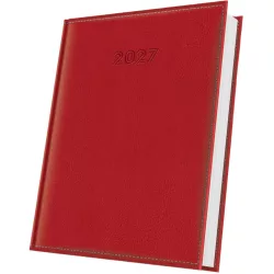   Agenda datata zilnic Premium Deluxe Corinaldo - 15 x 21 - [ROSU]