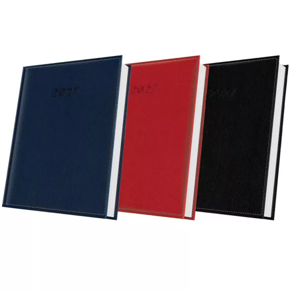 Agenda datata zilnic Premium Deluxe Corinaldo - 15 x 21 - [ROSU]