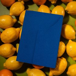 Agenda Canvas nedatata - 16x22 cm - [albastru]