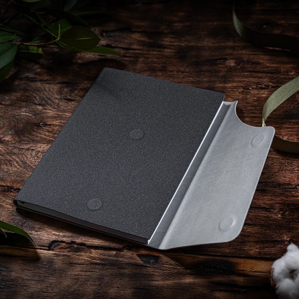 Agenda Canvas nedatata - 16x22 cm - [albastru]