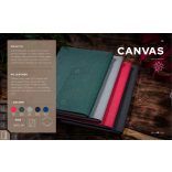 Agenda Canvas nedatata - 16x22 cm - [albastru]