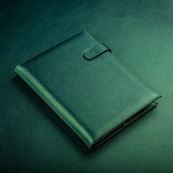   Agenda din piele naturala - datata zilnic Country 2026 - 16 x 22 cm [verde]