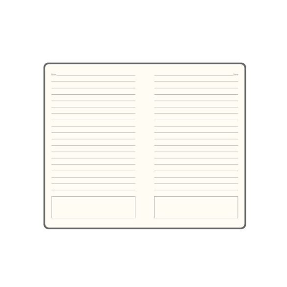Agenda cu interior liniat Flexi 2026 - 13 x 21 cm [negru]