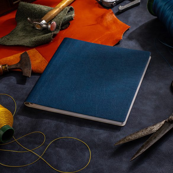 Agenda-nedatata-Flexi-Quatro-20-x-20-cm-albastru