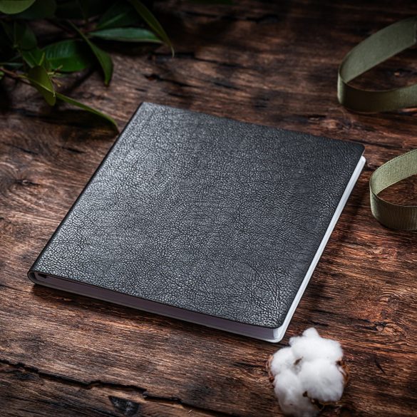 Agenda nedatata Flexi Quatro 2025 - 20 x 20 cm [negru]