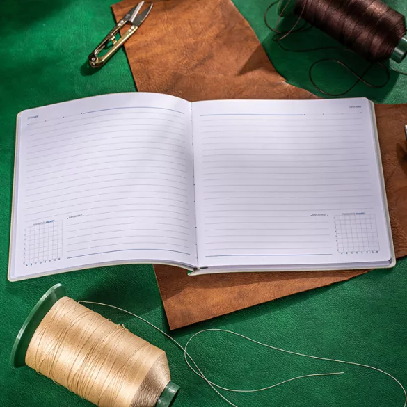 Agenda-nedatata-Flexi-Quatro-20-x-20-cm-verde