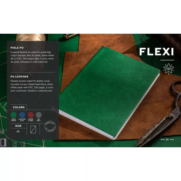 AG_FLEXI_DATZ_VERDE_UNIKA-Agenda-datata-zilnic-Flexi-16-x-22-cm-v