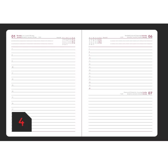 AG_FLEXI_DATZ_VERDE_UNIKA-Agenda-datata-zilnic-Flexi-16-x-22-cm-v