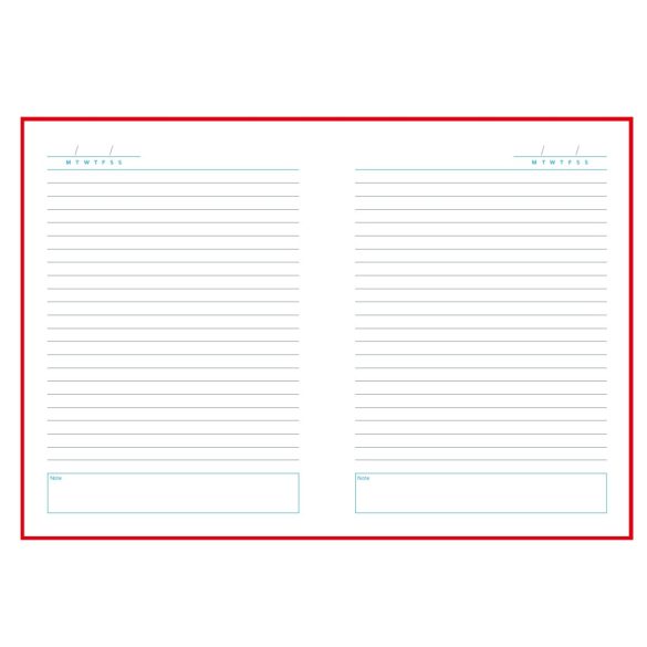 AG_FLEXI_NED_visiniu_UNIKA-Agenda-nedatata-Flexi-16-x-22-cm-visiniu