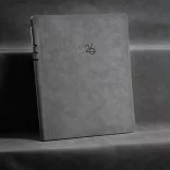 Agenda datata saptamanal NUBUK 2027 - 21 x 26 cm [gri deschis]