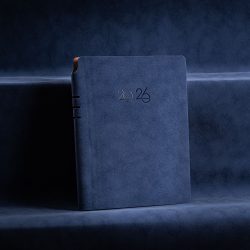 Agenda nedatata NUBUK 2026 - 16 x 22 cm [albastru deschis]