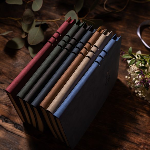 Agenda nedatata NUBUK 2026 - 16 x 22 cm [albastru deschis]