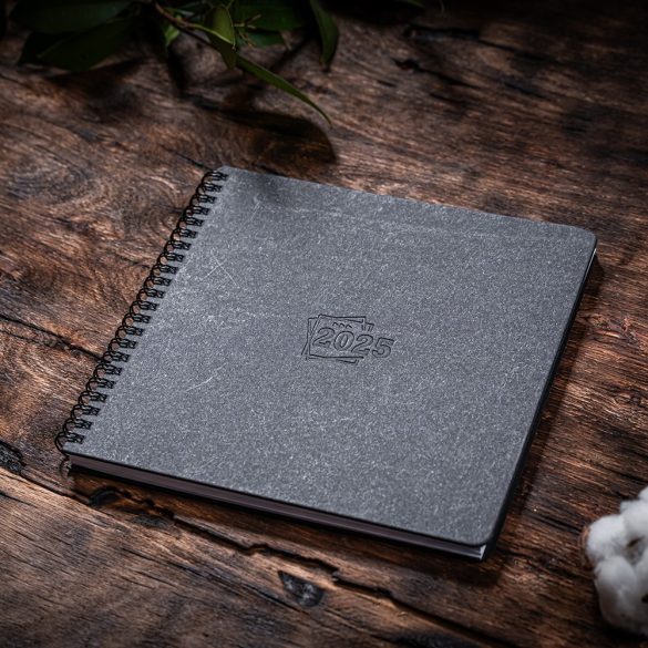 Agenda-autodatata-Square-19-x-19-cm-gri