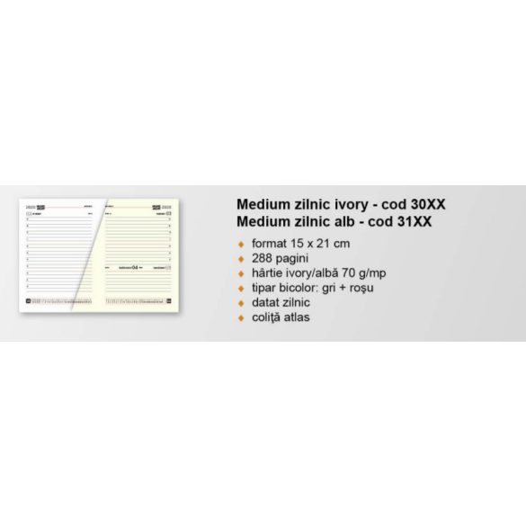 AG_TAHITIC_NED_A5_PORTOCALIU-Agenda-nedatata-Tahiti-Cosmopolitan-A5-15-x-21-cm-Portocaliu