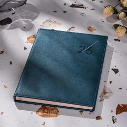 Agenda-True-nedatata-16x22cm-A5-petrol