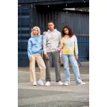 AWJH022 - Hanorac unisex Tie-Dye All We Do is COLLEGE [Grey Pink Marble]