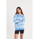 AWJH022 - Hanorac unisex Tie-Dye All We Do is COLLEGE [Grey Pink Marble]