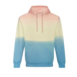   AWJH022 - Hanorac unisex Tie-Dye All We Do is COLLEGE [Pastel Sunset Drip]