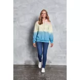 AWJH022 - Hanorac unisex Tie-Dye All We Do is COLLEGE [Pastel Sunset Drip]