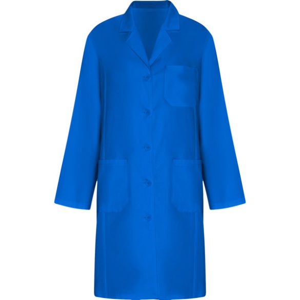 BA9093 - Halat de lucru cambrat, cu maneca lunga - VACCINE WOMAN - [Albastru royal]