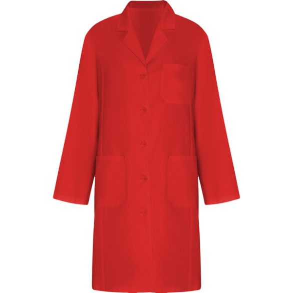 BA9093 - Halat de lucru cambrat, cu maneca lunga - VACCINE WOMAN - [Rosu]