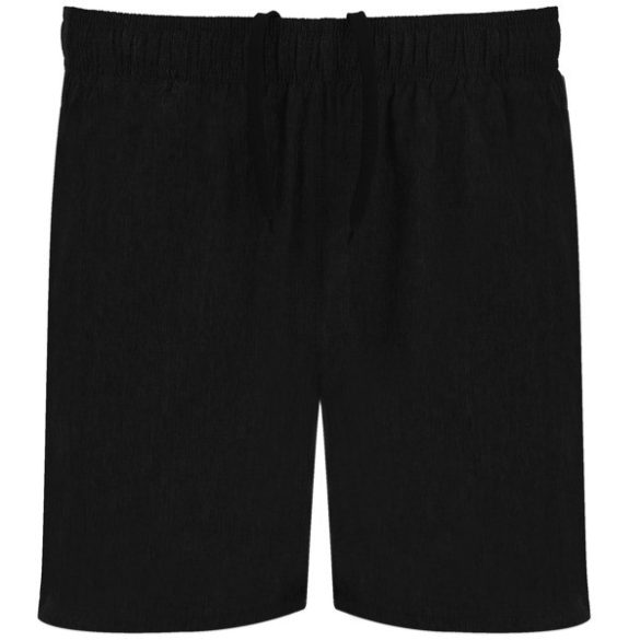 BE0553 - Bermuda multisport pentru copii confectionata din doua tipuri de material si slip interior - CELTIC - [Negru]