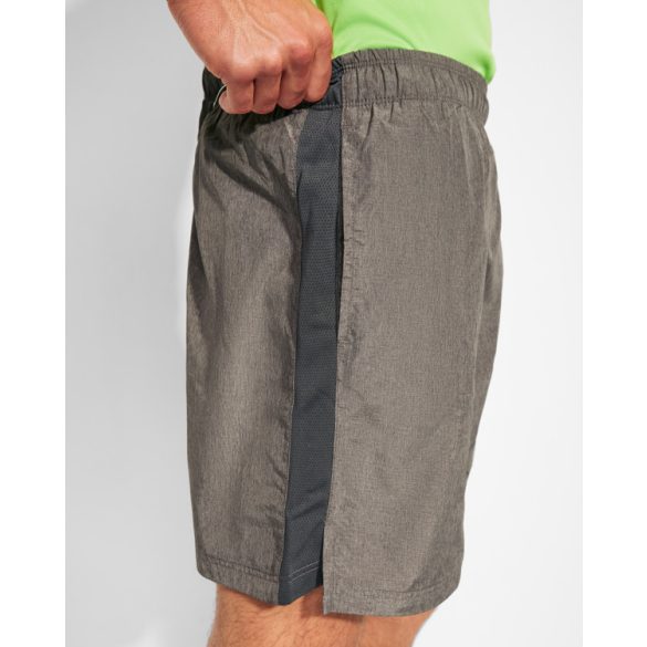 BE0553 - Bermuda multisport pentru copii confectionata din doua tipuri de material si slip interior - CELTIC - [Rosu]