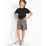 BE0553 - Bermuda multisport pentru copii confectionata din doua tipuri de material si slip interior - CELTIC - [Rosu]