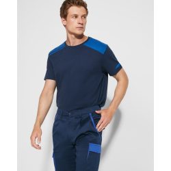   BE8409 - Pantaloni scurti in combinatie de culori - TAHOE - [Bleumarin/Albastru Royal]