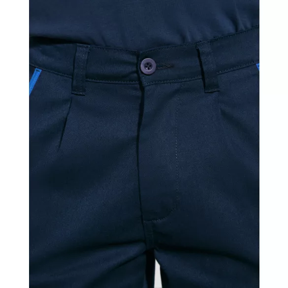 BE8409 - Pantaloni scurti in combinatie de culori - TAHOE - [Bleumarin/Albastru Royal]