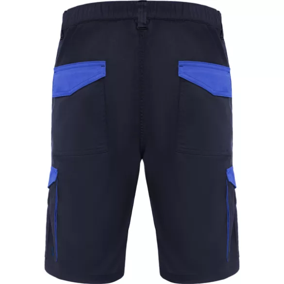 BE8409 - Pantaloni scurti in combinatie de culori - TAHOE - [Bleumarin/Albastru Royal]