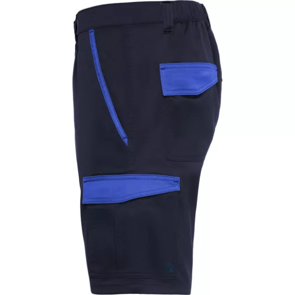 BE8409 - Pantaloni scurti in combinatie de culori - TAHOE - [Bleumarin/Albastru Royal]