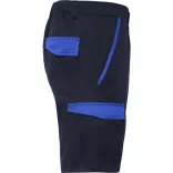 BE8409 - Pantaloni scurti in combinatie de culori - TAHOE - [Bleumarin/Albastru Royal]
