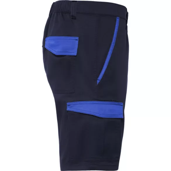 BE8409 - Pantaloni scurti in combinatie de culori - TAHOE - [Bleumarin/Albastru Royal]