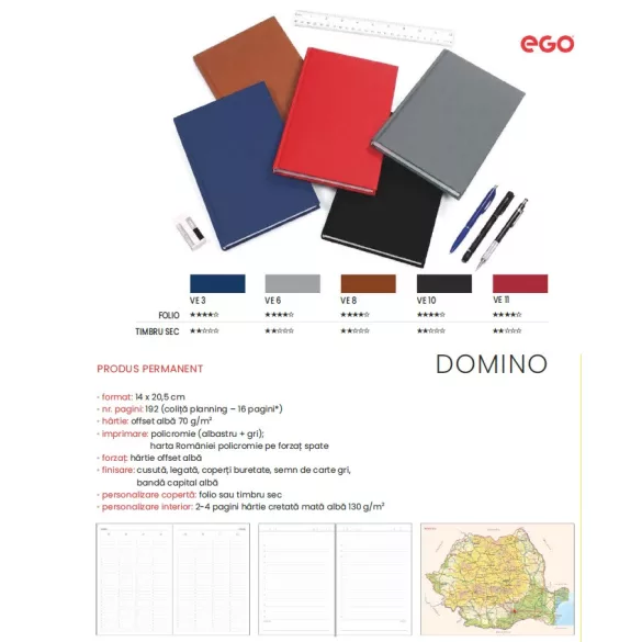 BK-11-EGO-Agenda-nedatata-DOMINO-Rosu-14x21-cm