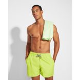 BN6708 - Bermude pentru plaja cu doua buzunare laterale - BALOS - [Lime punch]