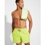 BN6708 - Bermude pentru plaja cu doua buzunare laterale - BALOS - [Lime punch]