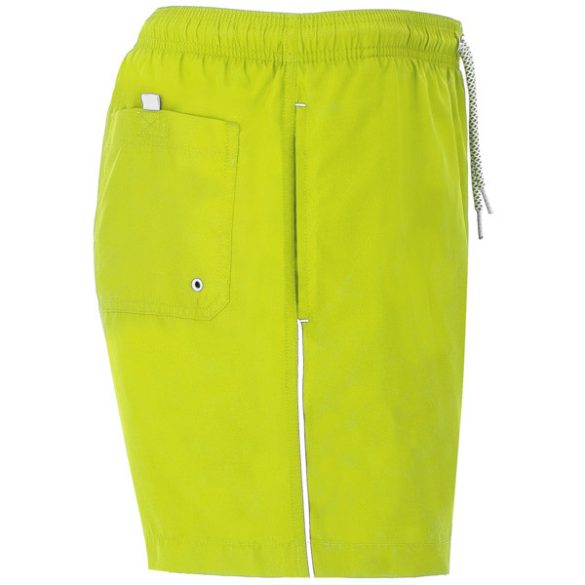 BN6708 - Bermude pentru plaja cu doua buzunare laterale - BALOS - [Lime punch]