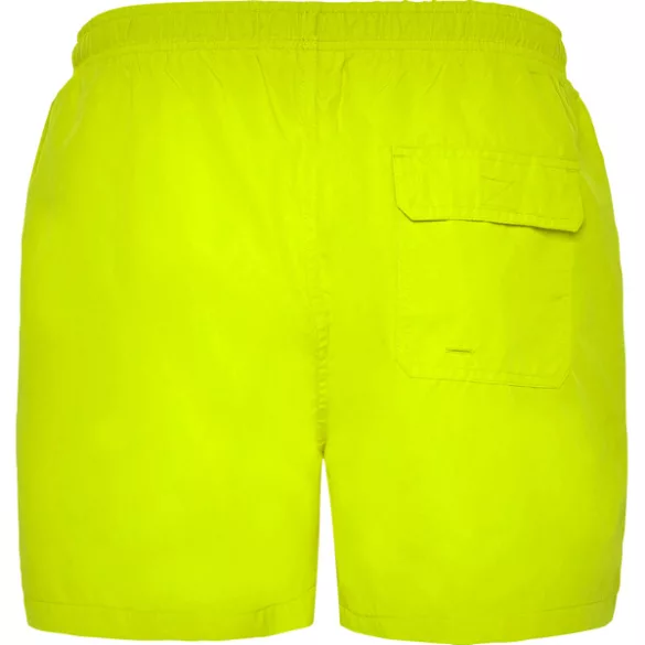 BN6716 - Bermude de adulti pentru plaja - AQUA - [Galben Fluorescent]