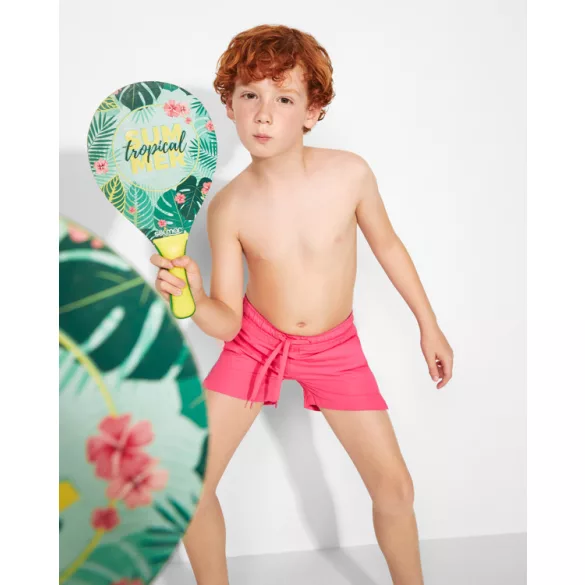 BN6716 - Bermude de copii pentru plaja - AQUA - [Galben Fluorescent]