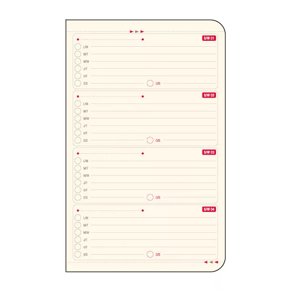 BRISTOL_AG_CH3-Agenda-2026-nedatata-Bristol-16-x-24-cm-Albastru