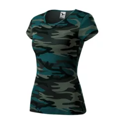   C22c112 - Tricou pentru dama - Camo Pure - [Camuflaj petrol] - MALFINI