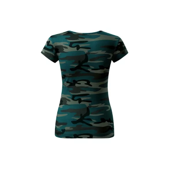 C22c112 - Tricou pentru dama - Camo Pure - [Camuflaj petrol] - MALFINI
