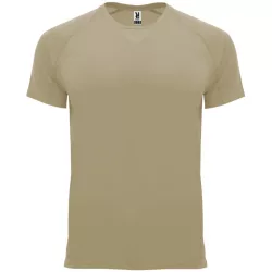   CA0407 - Tricou tehnic pentru adulti cu maneca scurta - BAHRAIN - [Nisipiu inchis]