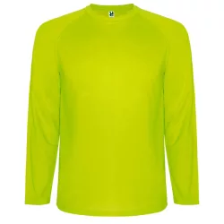   CA0415 - Tricou tehnic pentru adulti - MONTECARLO L/S - [Galben fluorescent]